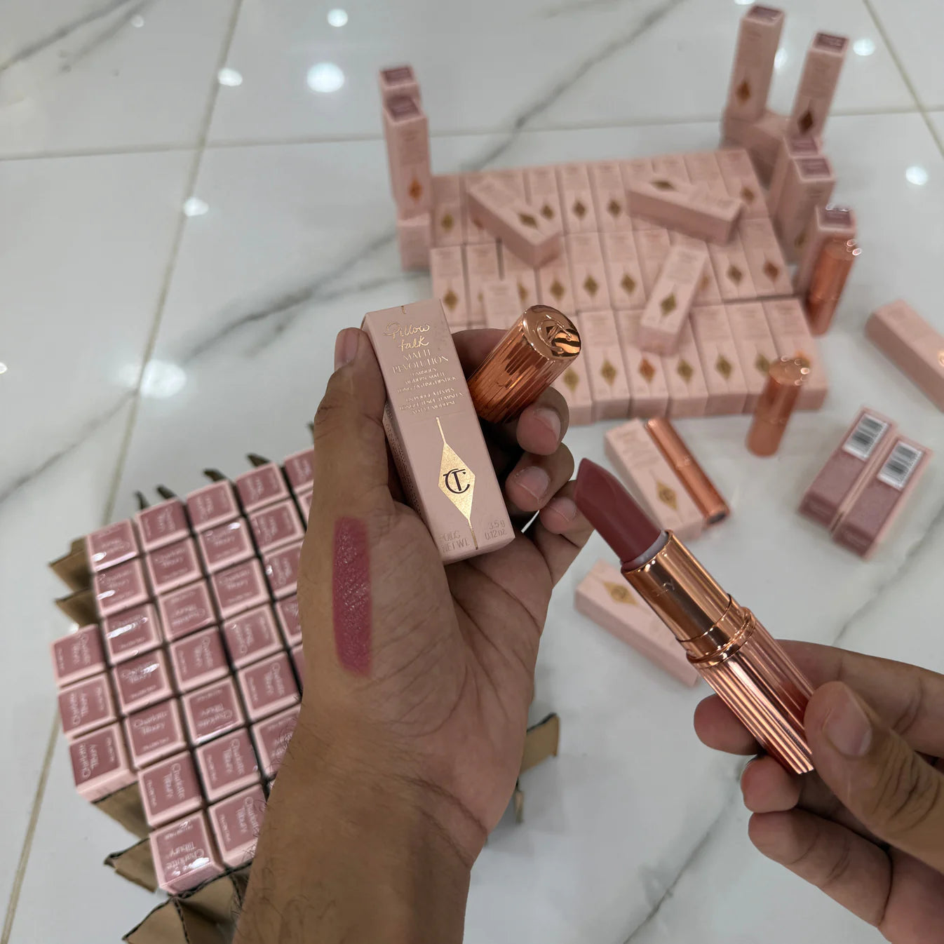 Charlotte Tilbury Matte Revolution Pillow Talk Lipstick full size