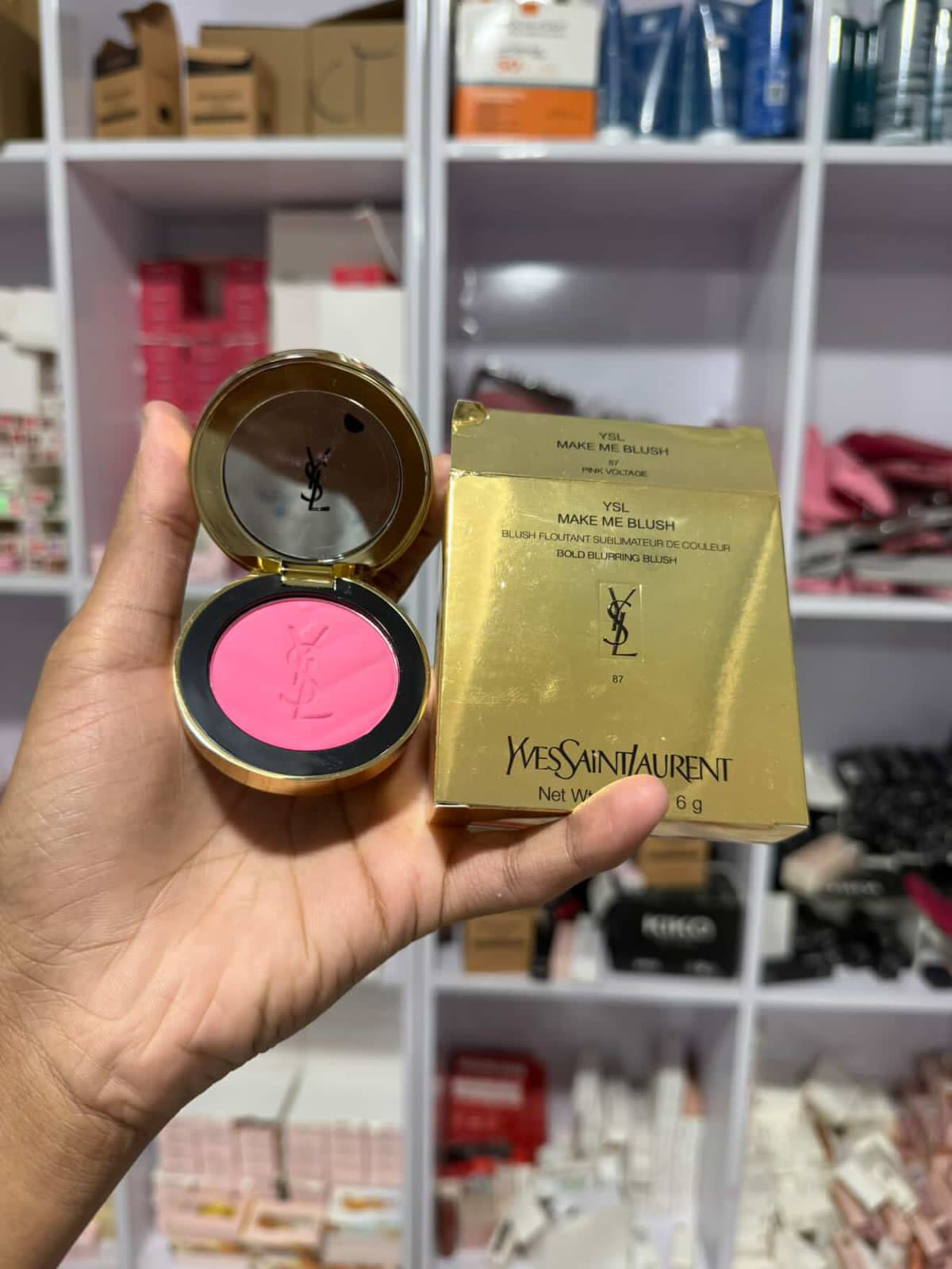 YSL- MAKE ME BLUSH 24H BUILDABLE BLURRING POWDER BLUSH