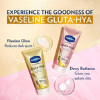 (pack of 2) Vaseline Gluta-Hya Flawless Glow, 200ml Gluta-Hya Dewy Radiance, 200ml